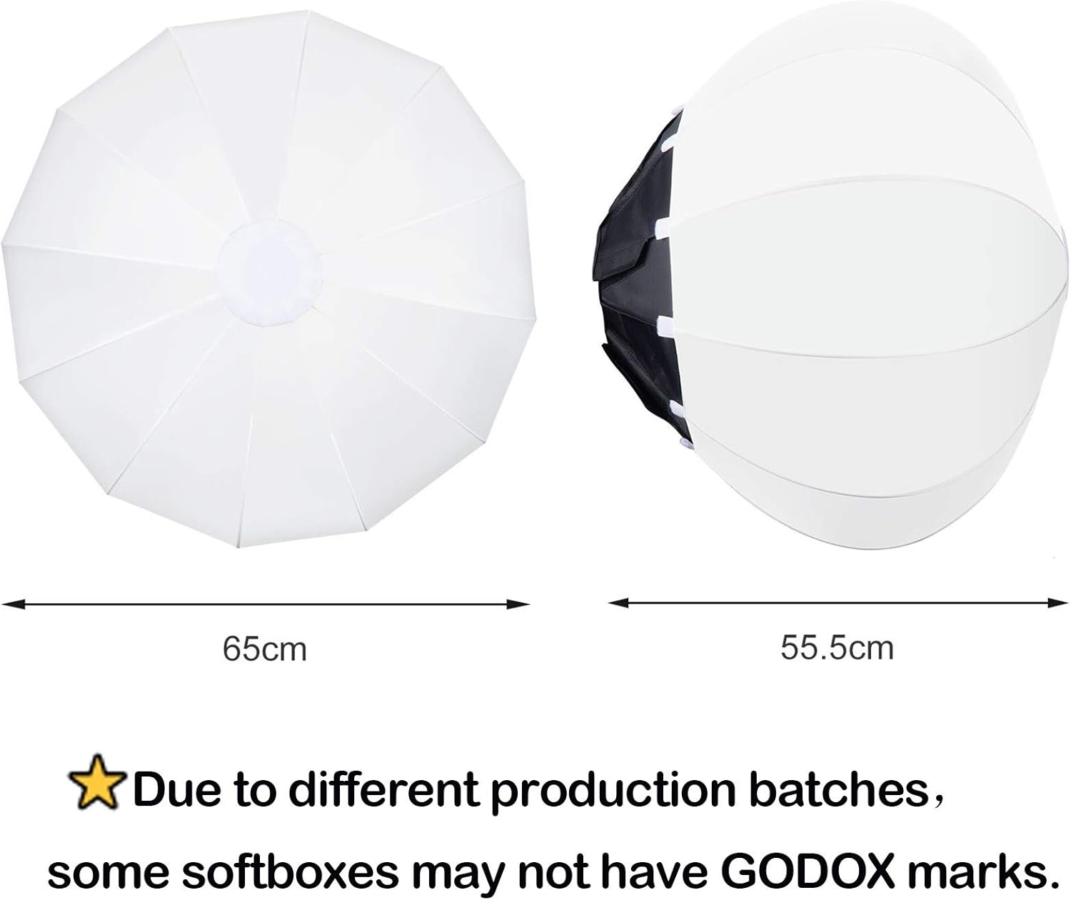 GODOX CS-65D Lantern Softbox 65cm Bowens Mount 2-Pack J34609