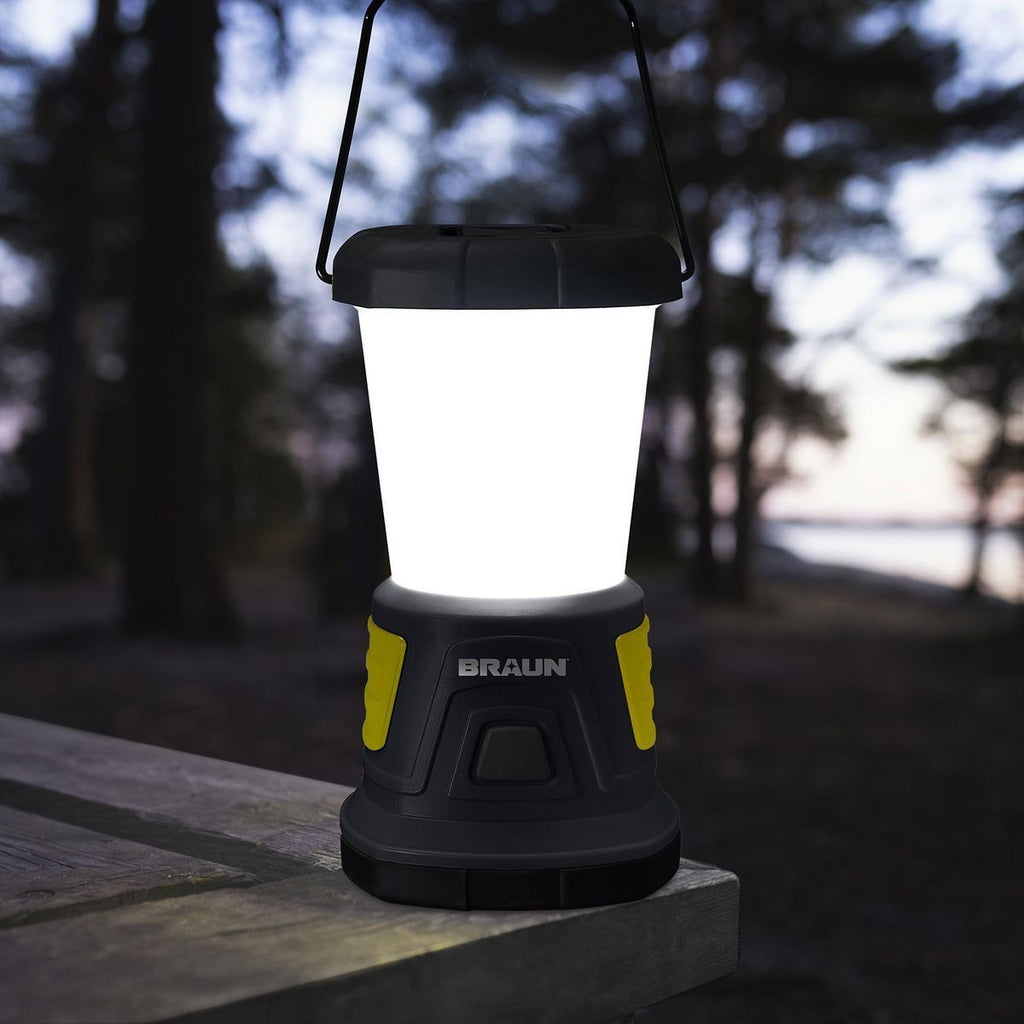 BRAUN 2000 Lumen Portable Lantern with Soft Shade Y18923