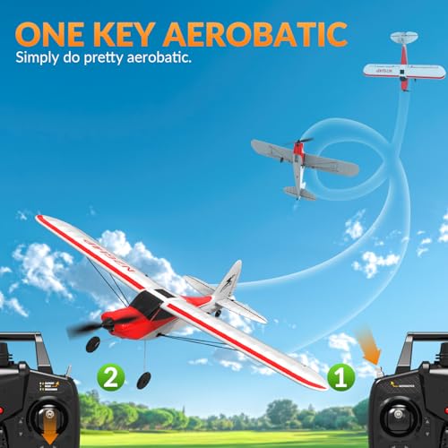 VOLANTEXRC RC Plane Trainer Sport Cub 4CH Remote Control Airplane RTF for Beginners U4716
