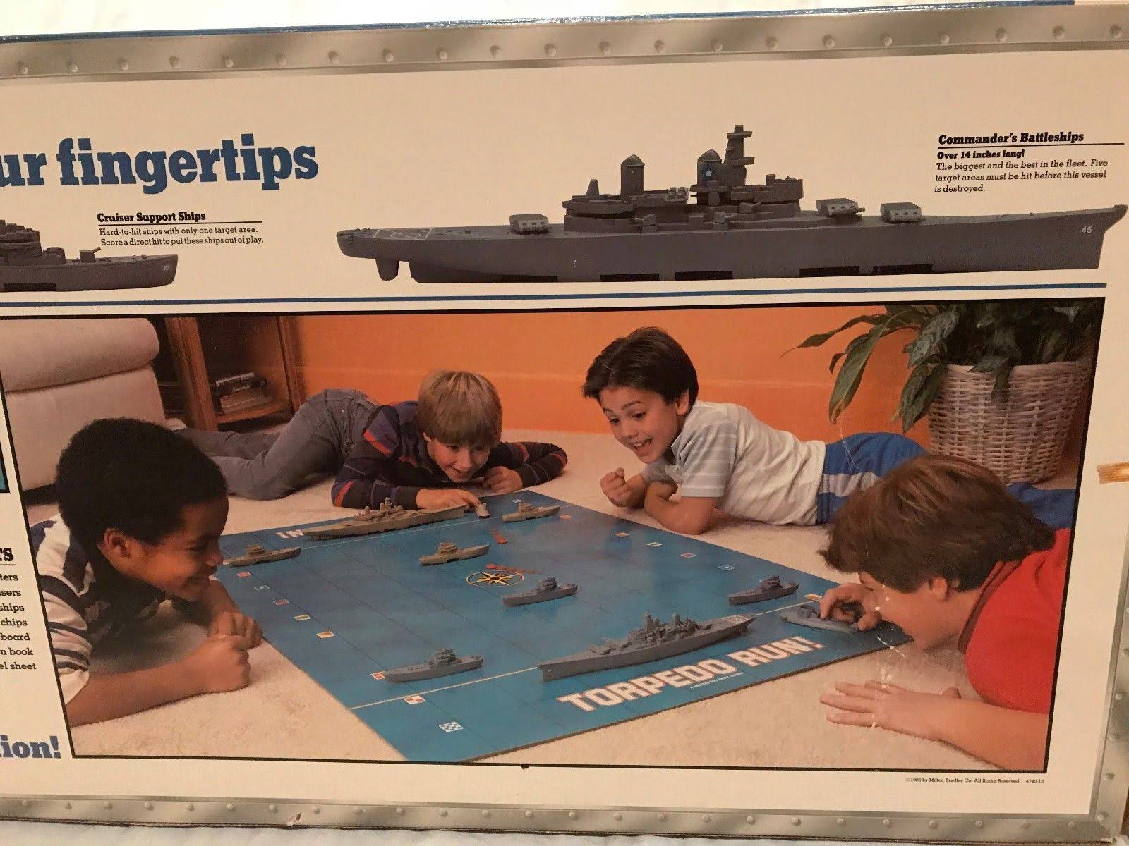 Torpedo Run Game - 1986 - Milton Bradley L1023
