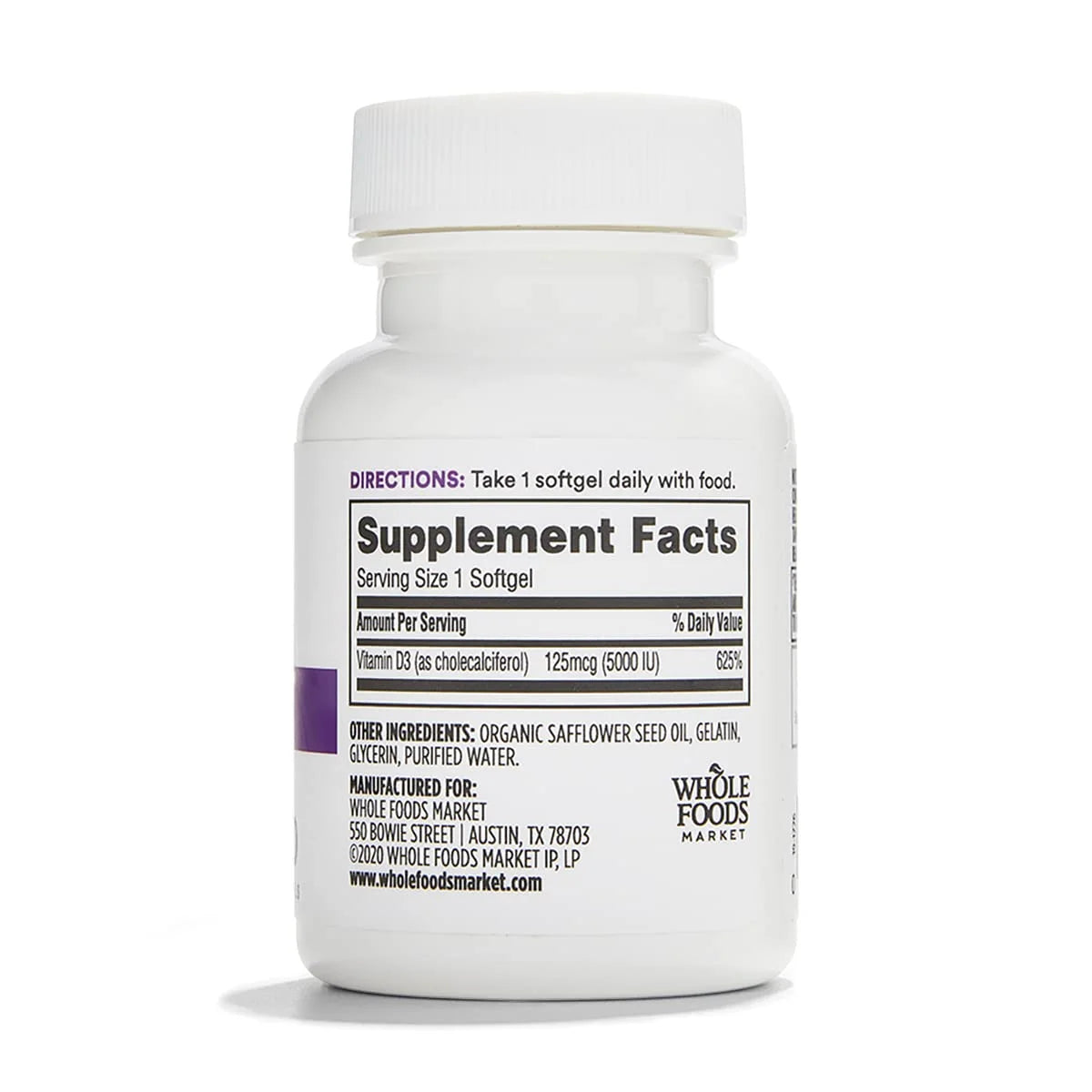 365 Everyday Value Vitamin D3 5000 IU, 120 ct A330
