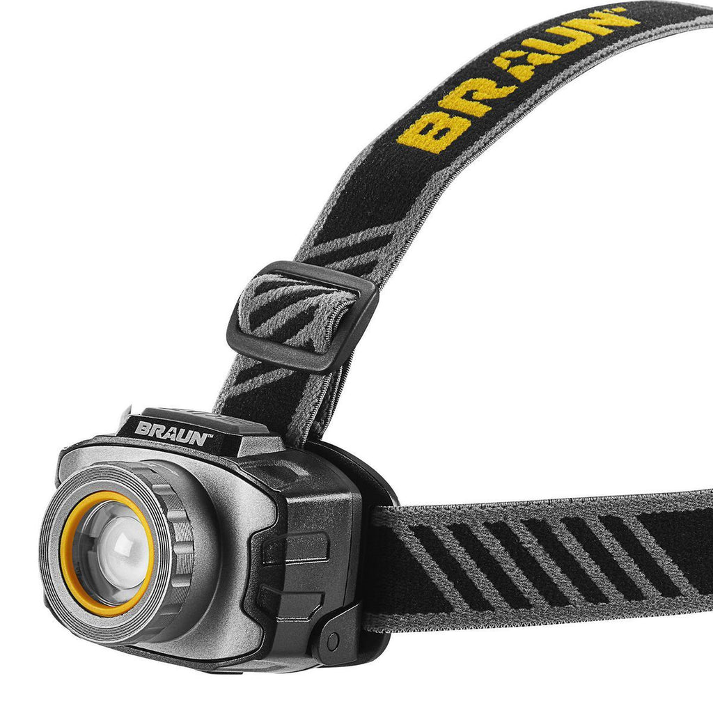 BRAUN 700 Lumen Rechargeable LED Headlamp P378538
