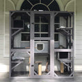 Gutinneen Catio Large Cat House Outdoor Walk in Outdoor Cat Enclosure Indoor Cage Kitty Condo Playpen with Door