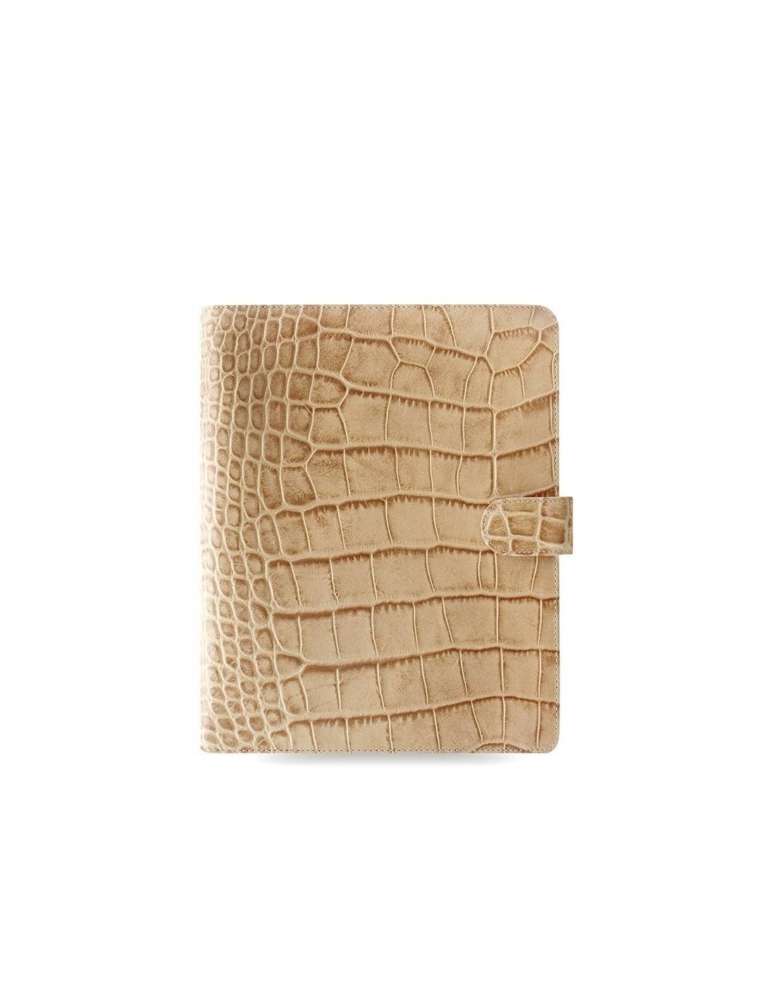 Filofax Classic Croc Fawn A5 Organizer C73237