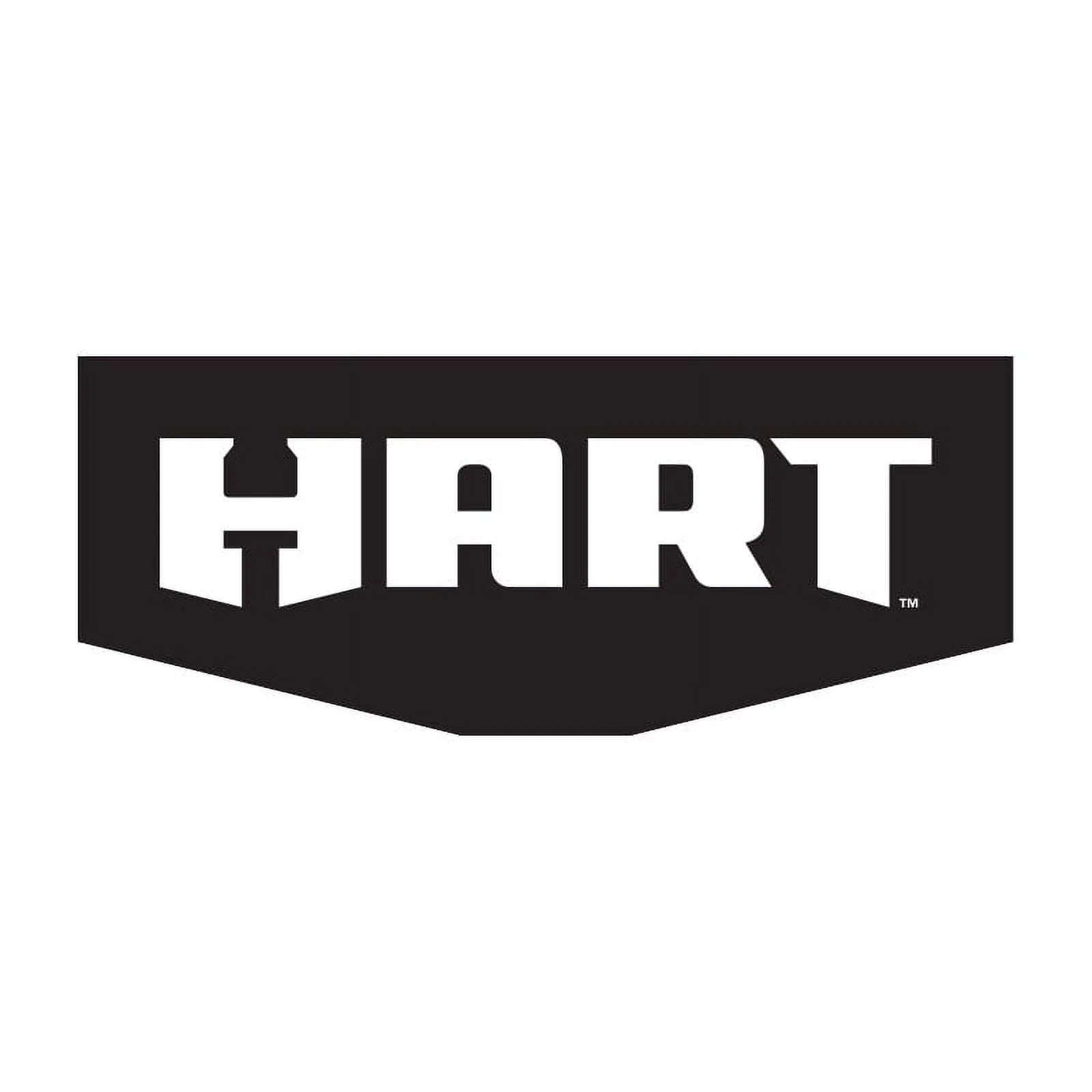 HART 80-Volt 30-inch Lithium-Ion Riding Lawn Mower Kit with Super Charger D621388