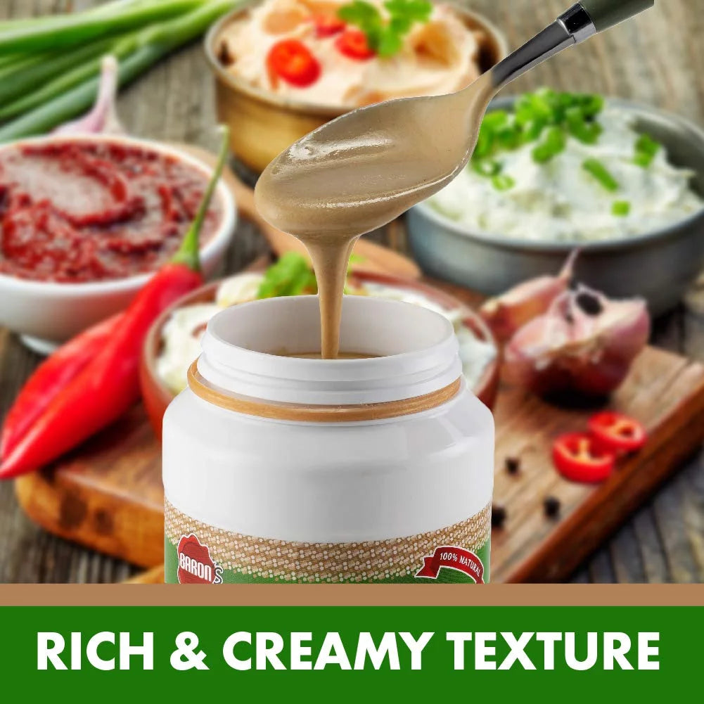Baron's Organic Pure Tahini Sesame Paste 16oz (12 Pack) W5771