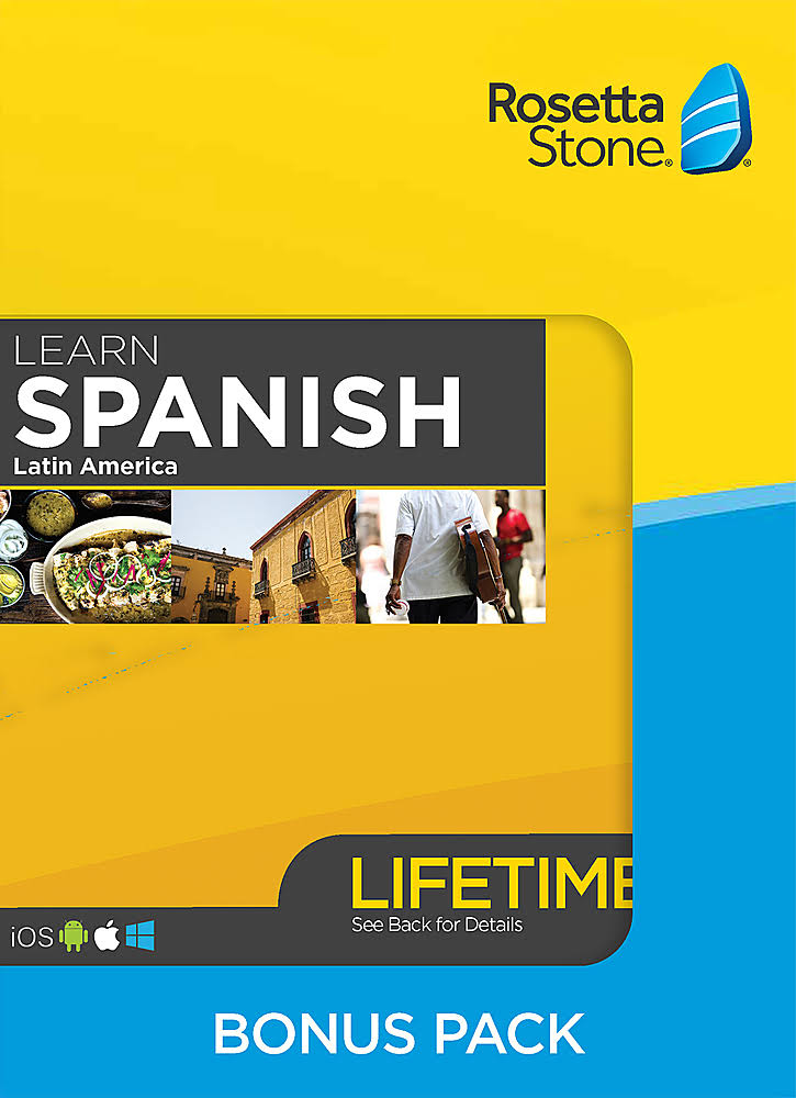 Rosetta Stone Learn Spanish Bonus Pack Lifetime Access Book Set O276776