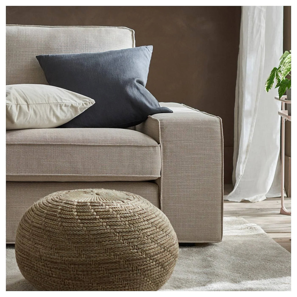 IKEA Kivik Sofa with Chaise, Hillared Beige N1904