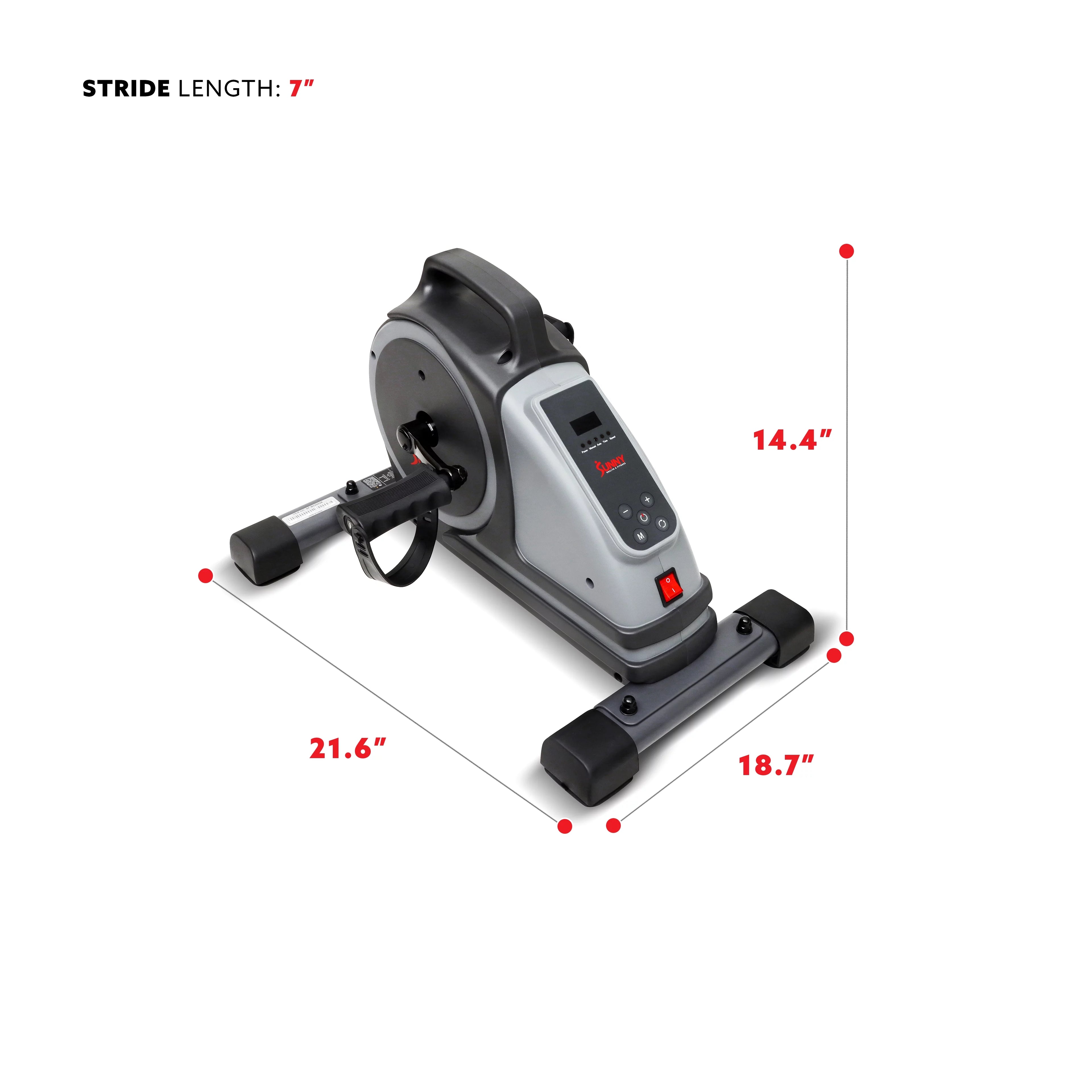 Sunny Health & Fitness Electromagnetic Mini Exercise Bike S259