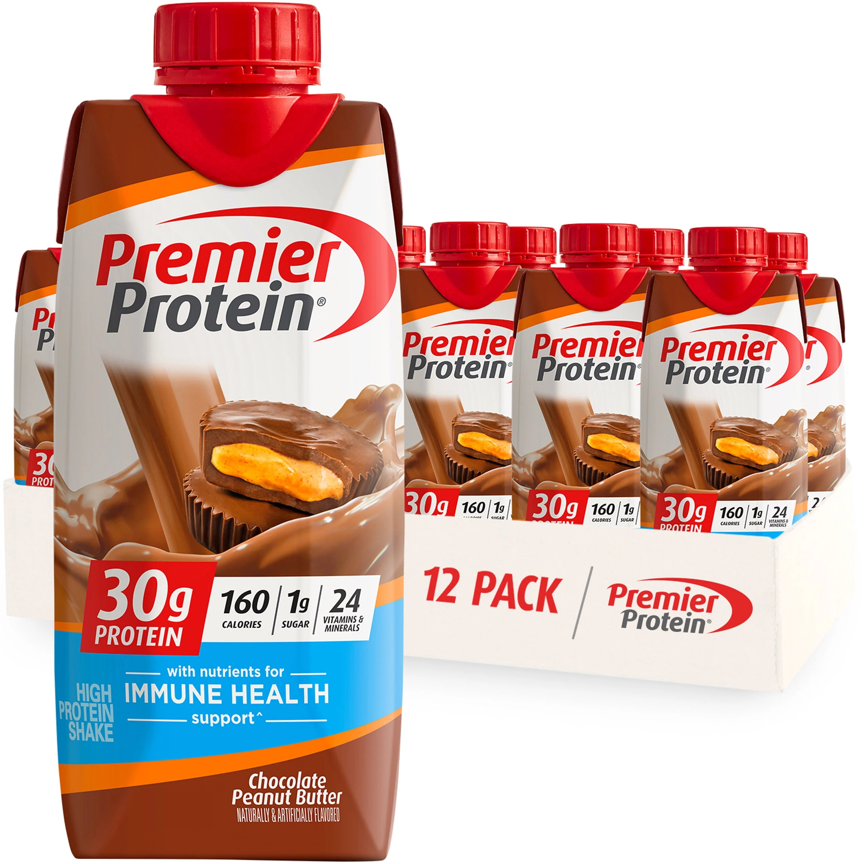 Premier Protein Shake, Chocolate, 11 fl oz, 12 Ct H339