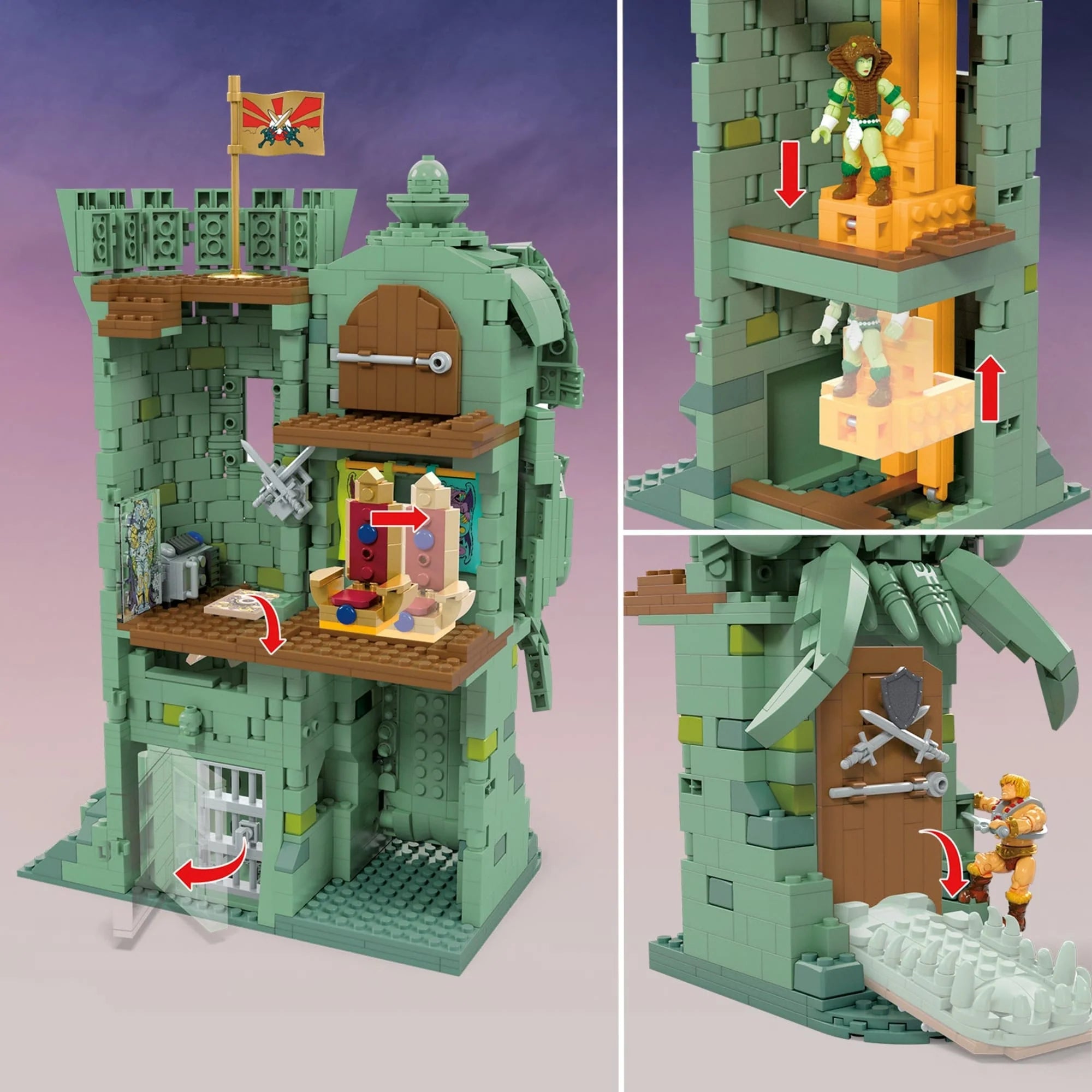MEGA Construx Masters of the Universe Castle Grayskull Building Set X141