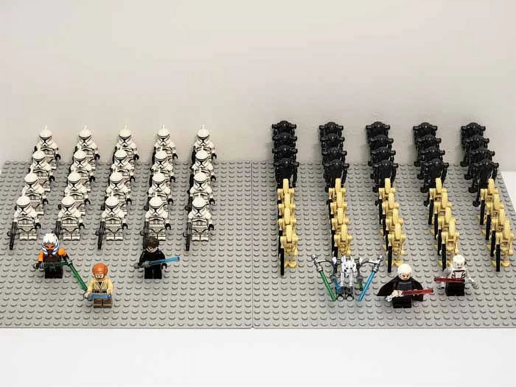 Star Wars Mandalorian Clone Wars Battle Minifigures General Grievous Obi Wan Kenobi Toys J49309