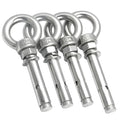 Lifting Eye Bolt,Anchor Bolts, 304 Stainless Steel Sleeve Anchor Concrete Expanding Rawl Bolts Expansion Eye Bolt Installation Artifact Hook Expansion Screws (Color : M10x70mm 2pcs)