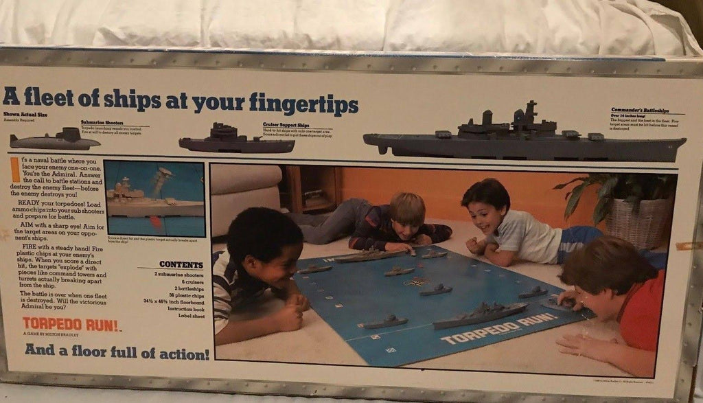 Torpedo Run Game - 1986 - Milton Bradley L1023
