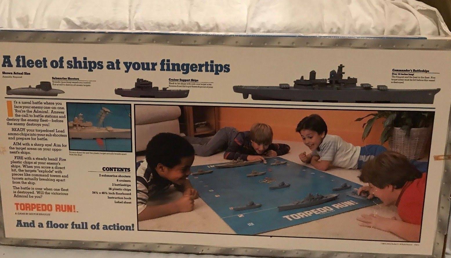 Torpedo Run Game - 1986 - Milton Bradley L1023