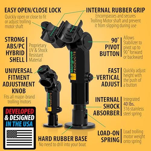 Adjustable Trolling Motor Stabilizer for Minn Kota, Rhodan, Motor Guide B286802