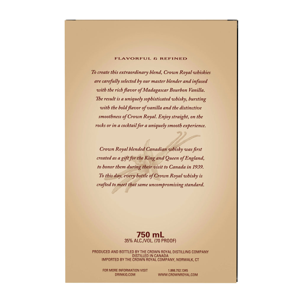 Crown Royal Vanilla Flavored Whisky 750 ml V575394