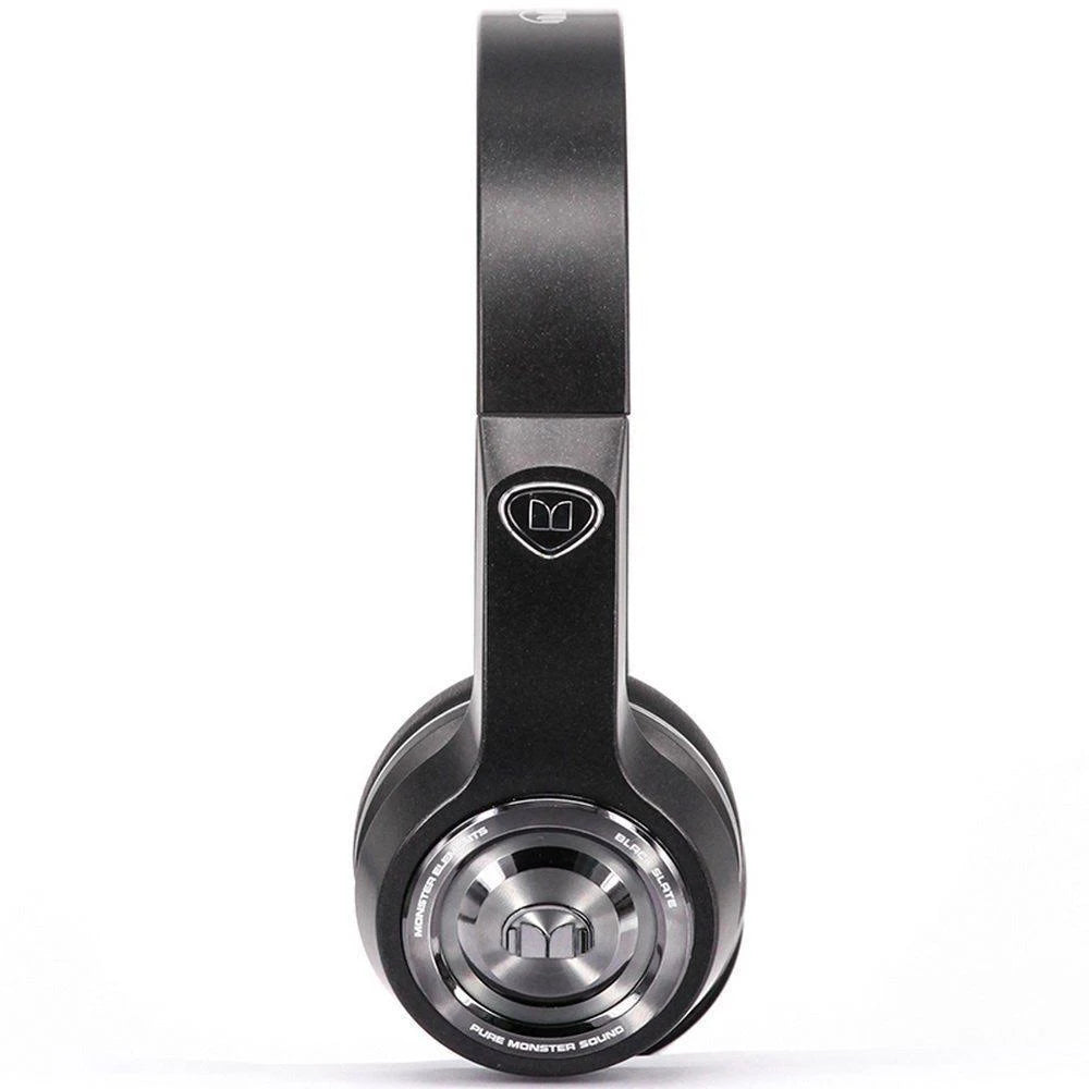 Monster Elements Wireless Bluetooth On-Ear Headphones - Black Slate D13724