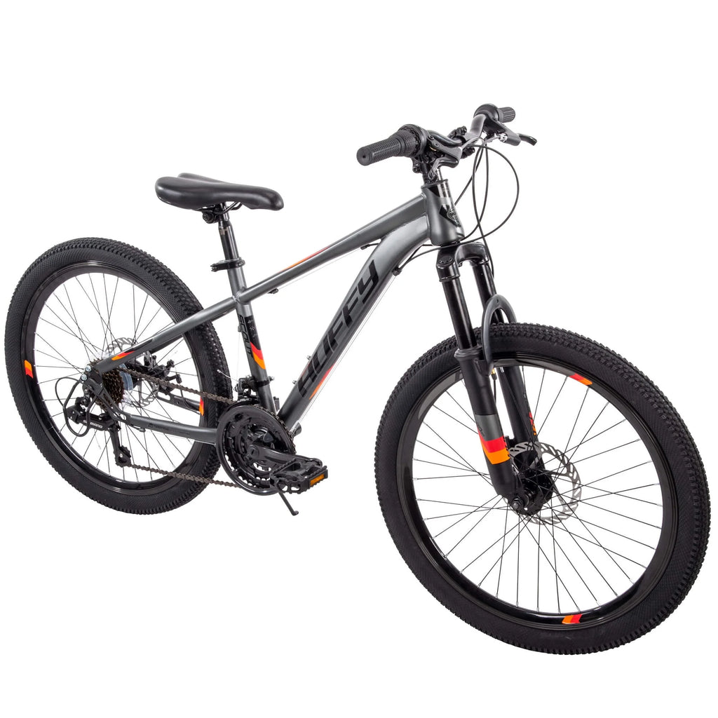 Huffy 24 Scout Boys' Hardtail 21-Speed Mountain Bike with Disc Brakes
