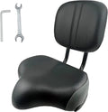 THALOUS Bike Seat with Backrest Oversized Comfort Bicycle Saddle Q745