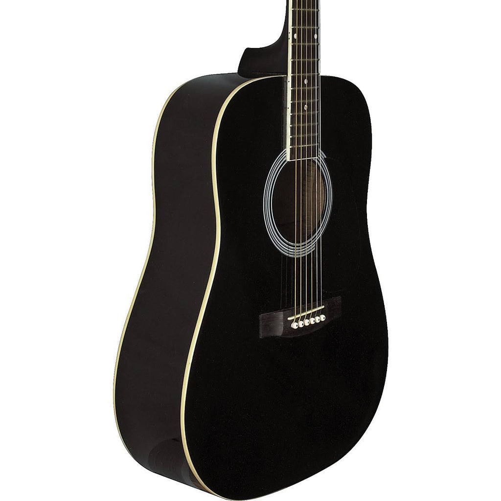 Rogue RA-100D Dreadnought Acoustic Guitar Black B732113