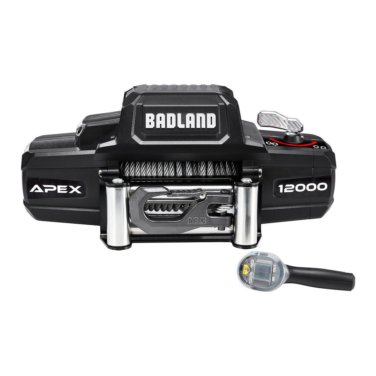 BADLAND APEX 12,000 lb. Winch with Steel Rope and Wireless Remote