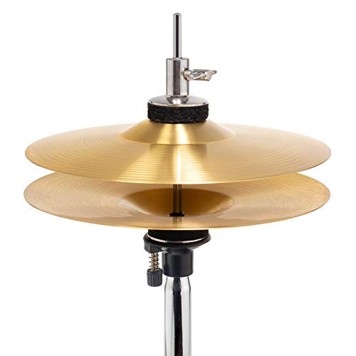 Ashthorpe 5-Piece Junior Drum Set with Brass Cymbals and Adjustable Throne L91179