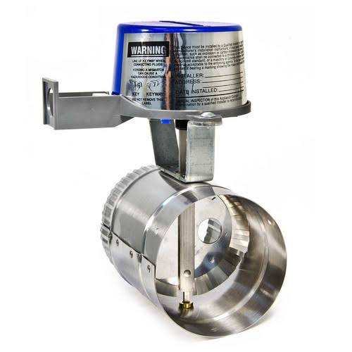 Field Controls 4x22 Automatic Vent Damper for 24V GAS Systems - GVD-4PL