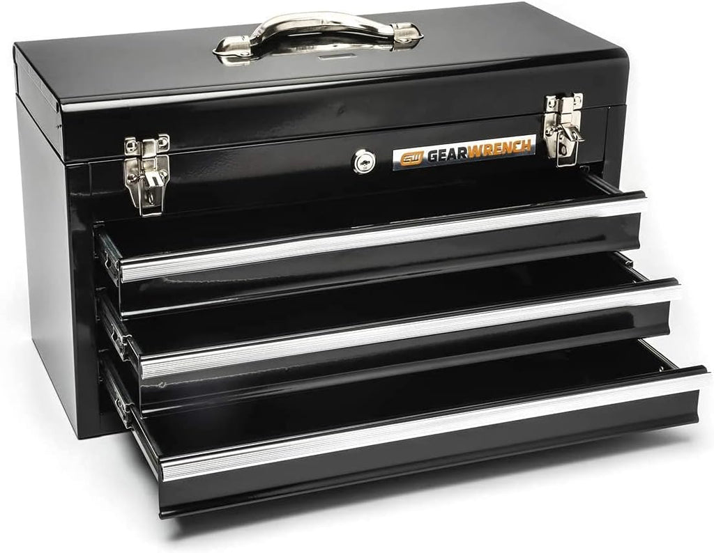 GEARWRENCH 20 inch 3 Drawer Steel Tool Box, Black Z9423