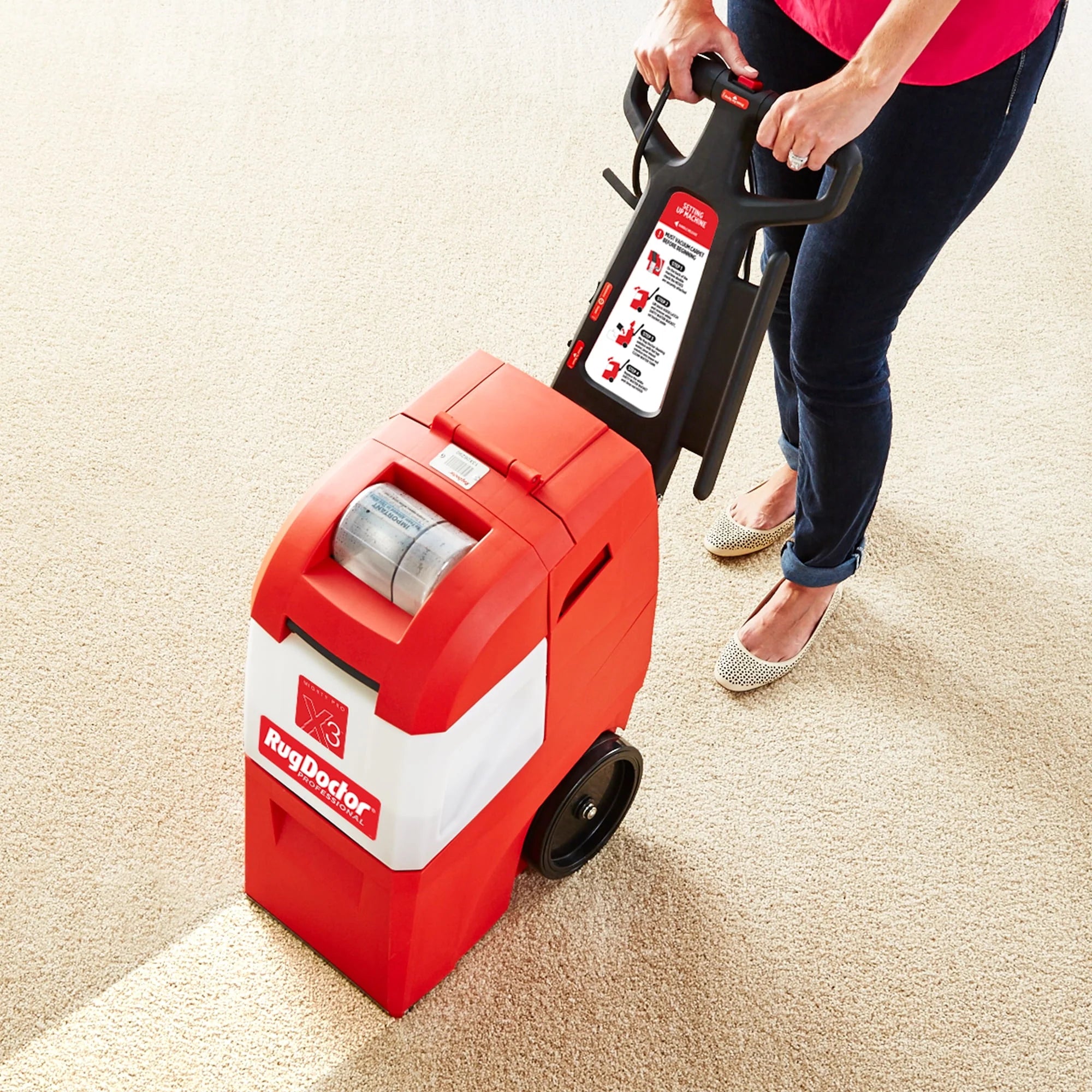 Rug Doctor Mighty Pro X3 Commercial Carpet Cleaner Pet Pack U32828