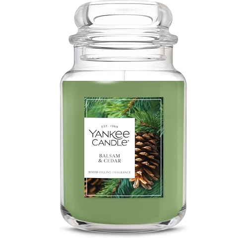 Yankee Candle Balsam & Cedar 22oz Large Jar Scented Candle K561