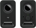Logitech Z150 Multimedia 2.0 Portable Computer Wired Speakers - Black