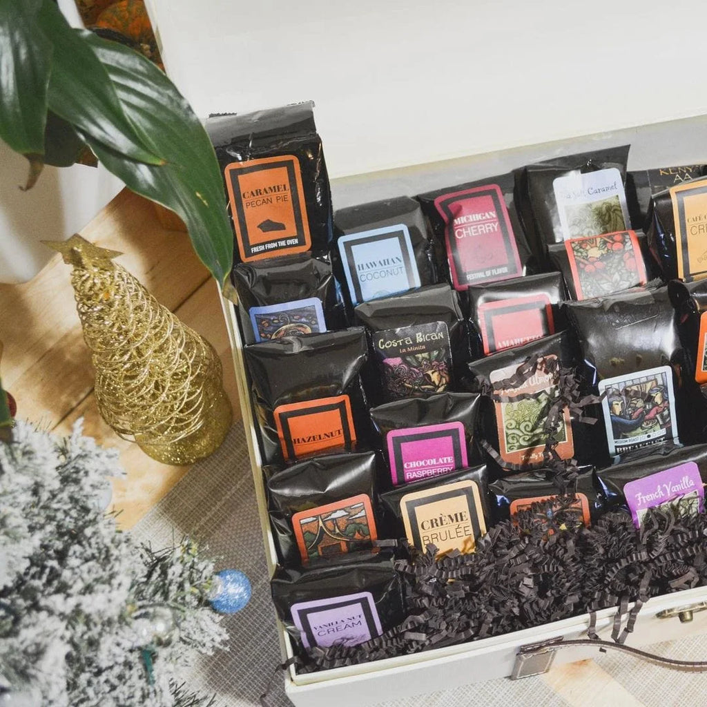Grand Sampler Coffee Gift Basket A5356