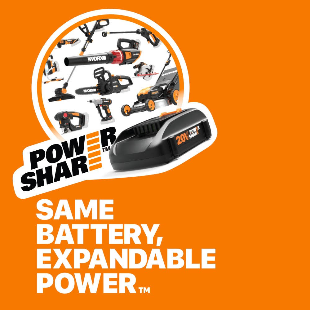 Worx 40V 13x22 Cordless Lawn Mower WG779.9 U548