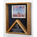 Flag and Certificate Case and Flag Frame