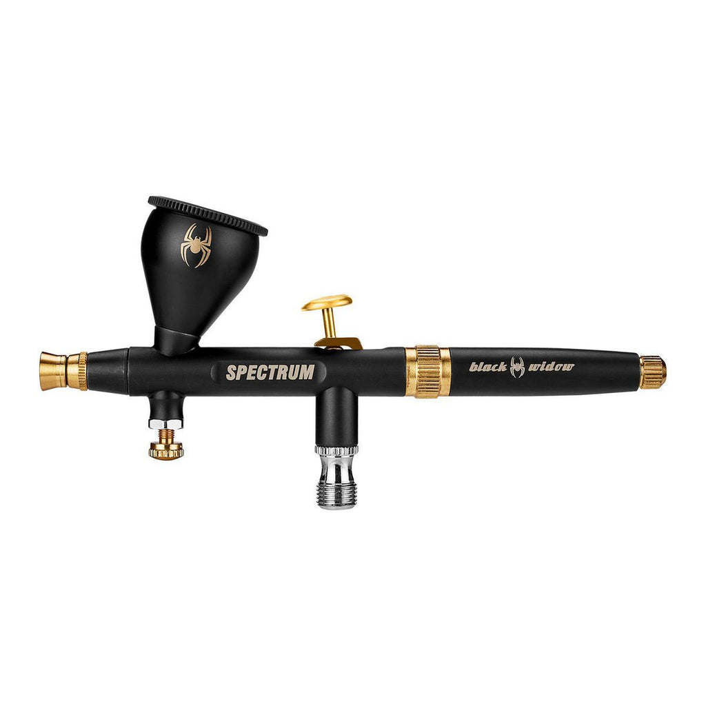 BLACK WIDOW BY SPECTRUM Dual-Action Airbrush, 0.2 mm & 0.3 mm W205226
