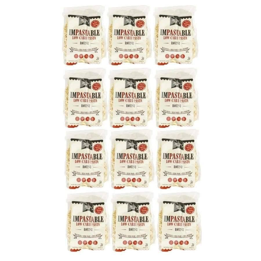ThinSlim Foods Low Carb Impastable Pasta - Rotini, 12-Pack