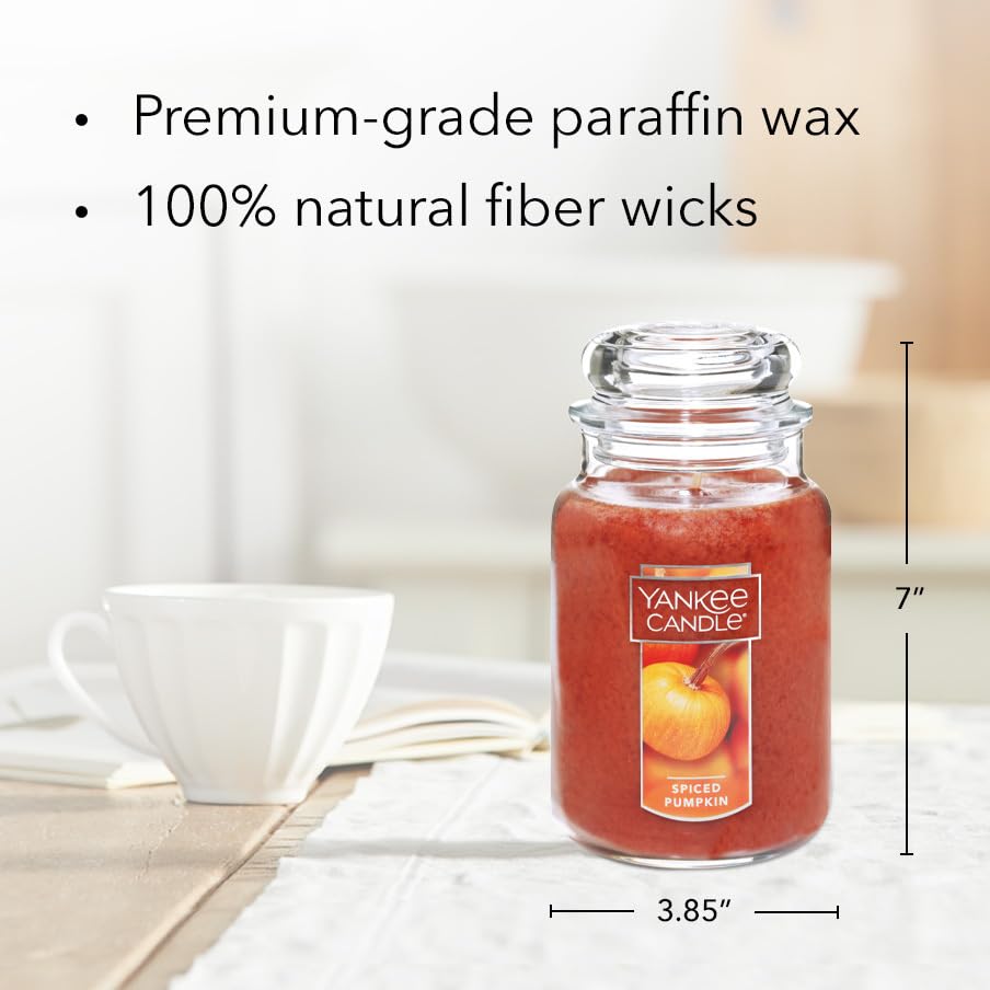 Yankee Candle Sugared Cinnamon Apple Scented Candle, 22oz Large Jar V569036