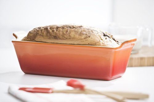 Le Creuset Stoneware Heritage Loaf Pan, Cerise B331090