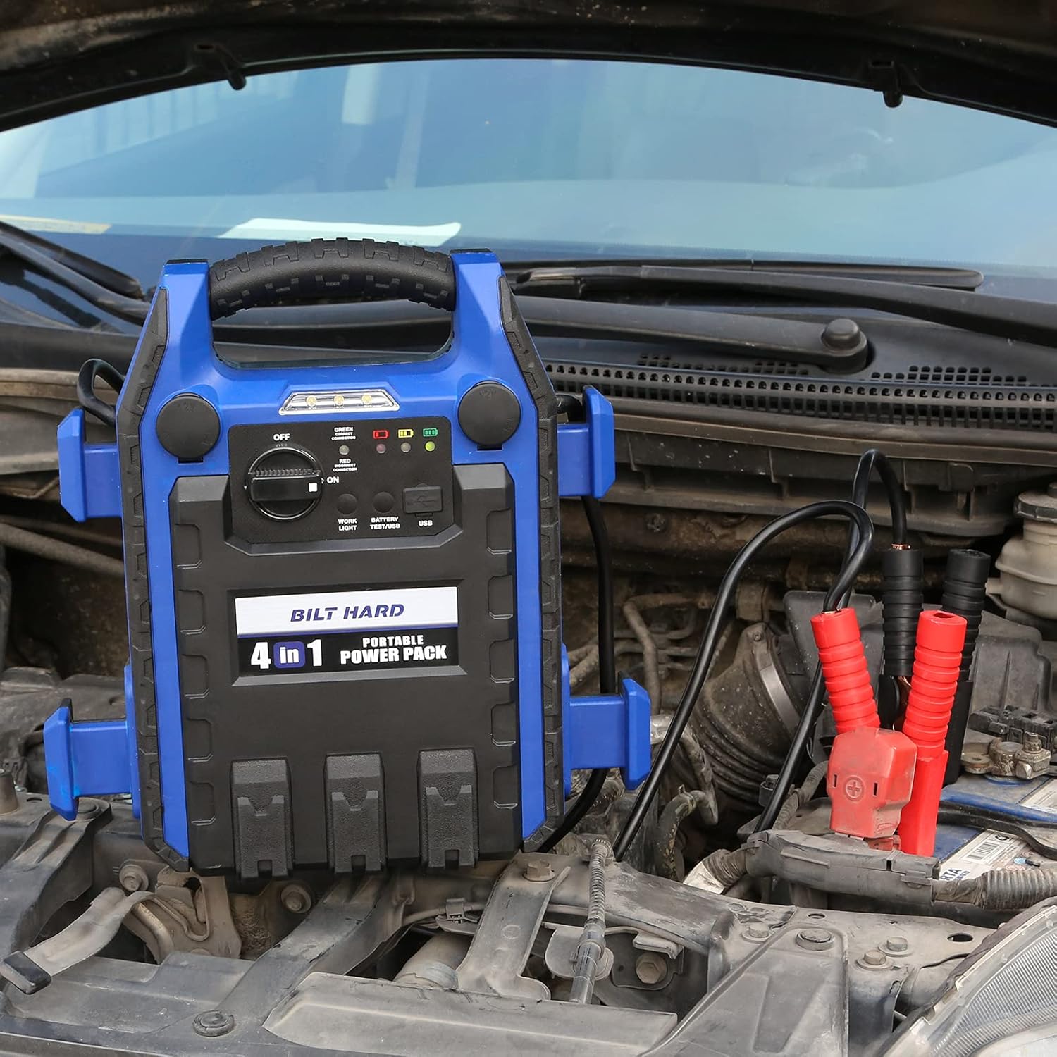 BILT HARD Portable Power Station Jump Starter with Air Compressor, 2-Pack C1420