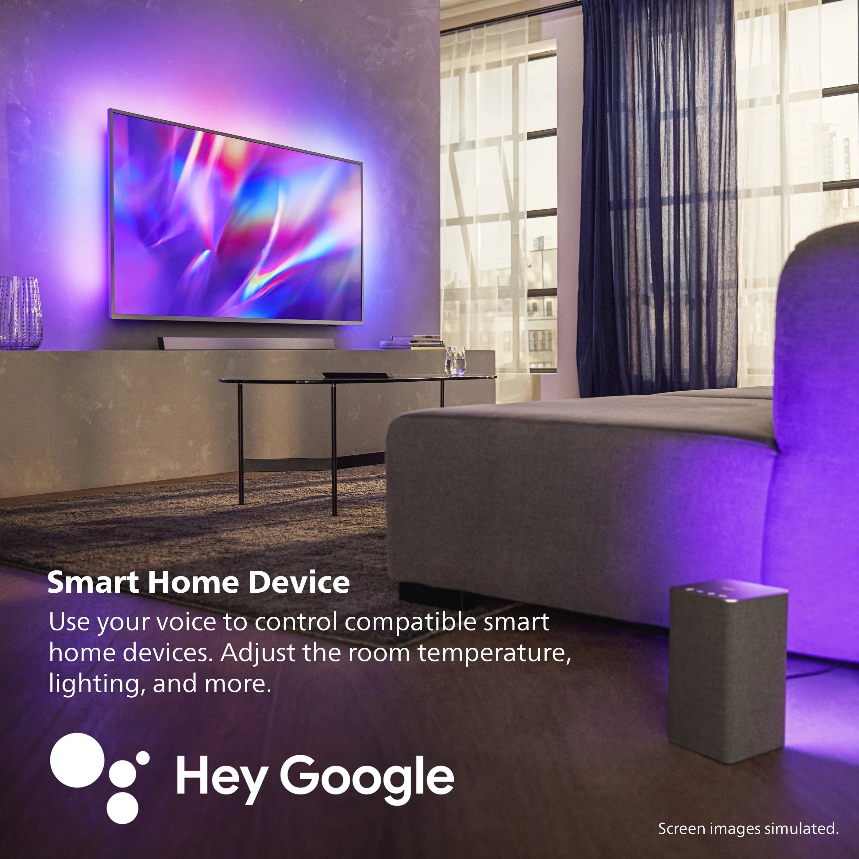 Philips 55" 4K Ultra HD Google Smart LED TV S282