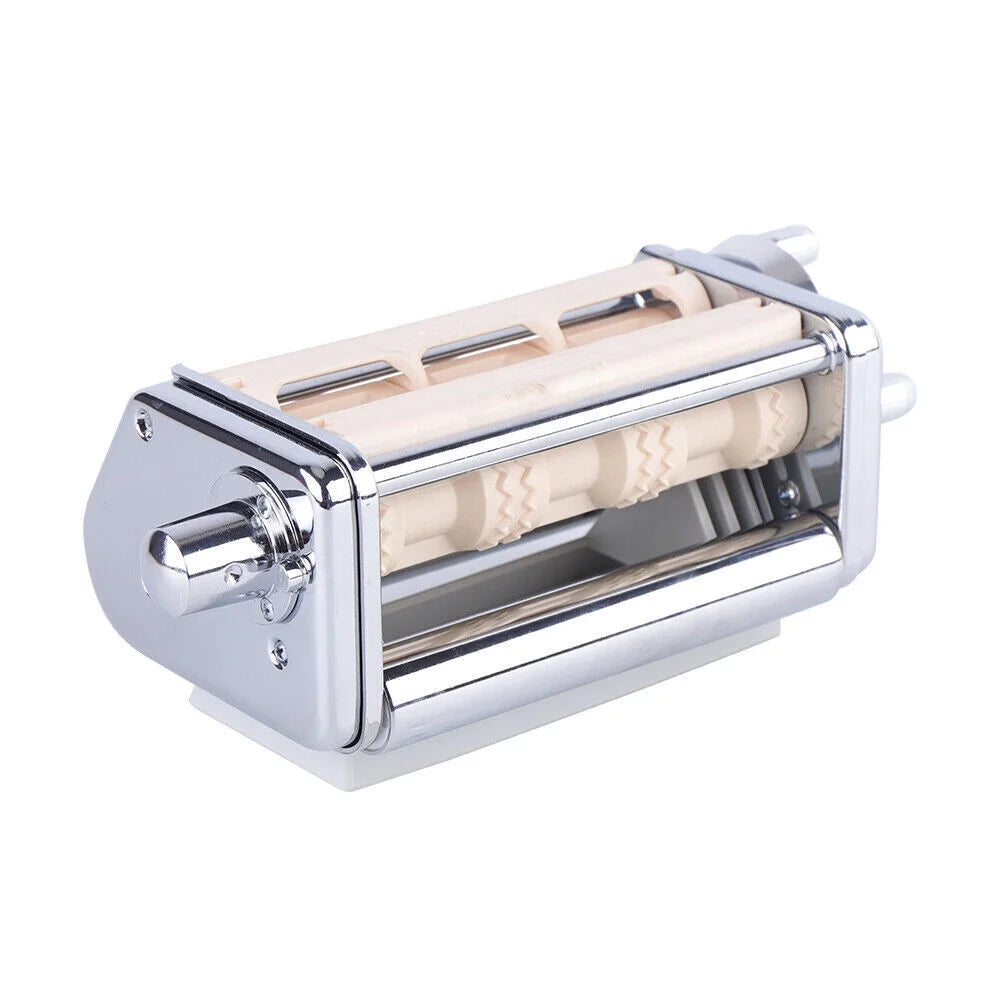 Pasta & Ravioli Maker Attachment for Stand Mixers, Silver Q4815