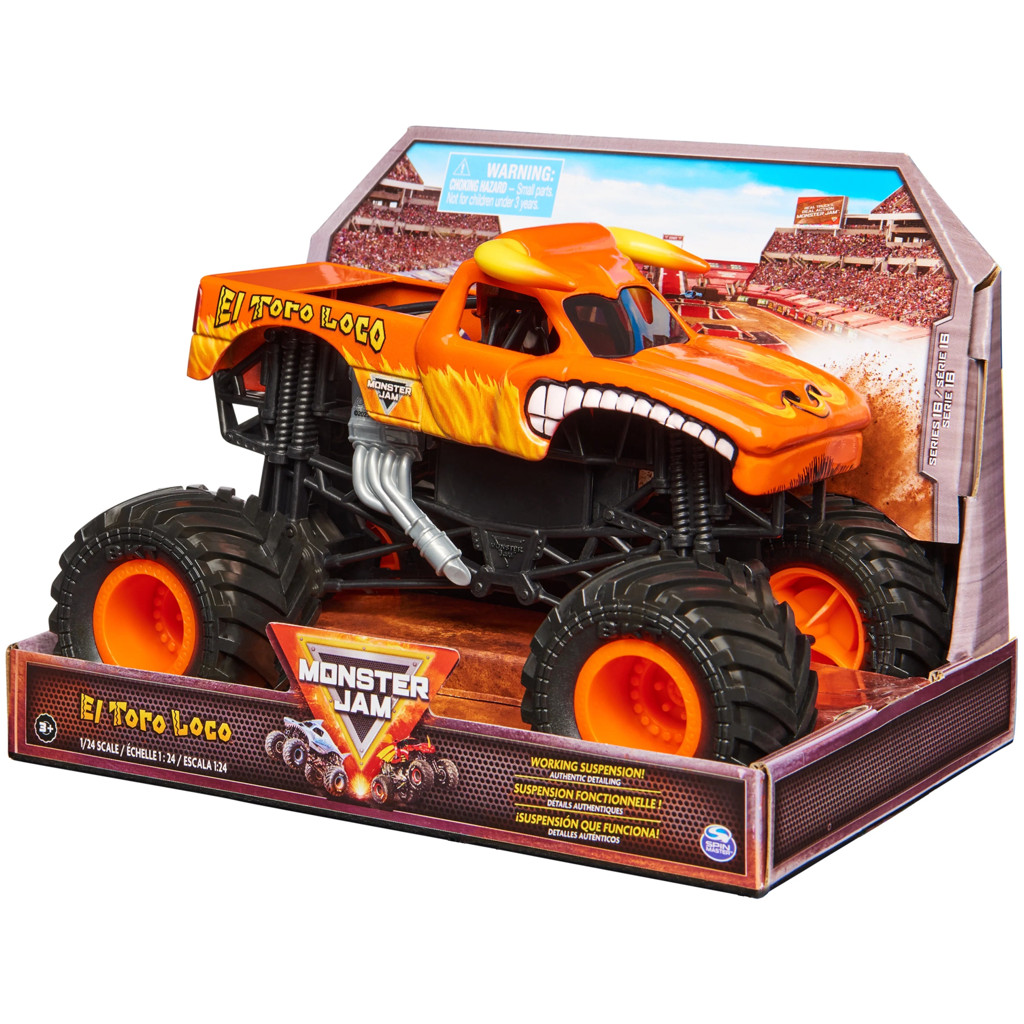Monster Jam El Toro Loco 1:24 Die-Cast Monster Truck R8550