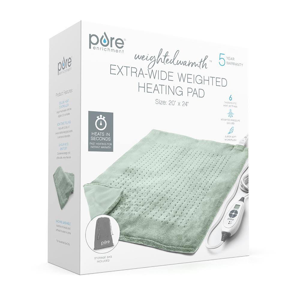Pure Enrichment WeightedWarmth Extra-Wide Weighted Heating Pad K54538