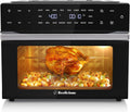 Beelicious Smart Oven Air Fryer, 32QT Extra Large Toaster Oven Air Fryer Combo with Rotisserie and Dehydrator, Digital Countertop Convection Oven Airfryer Fit 13" Pizza, 6 Accessories, 1800w, Black