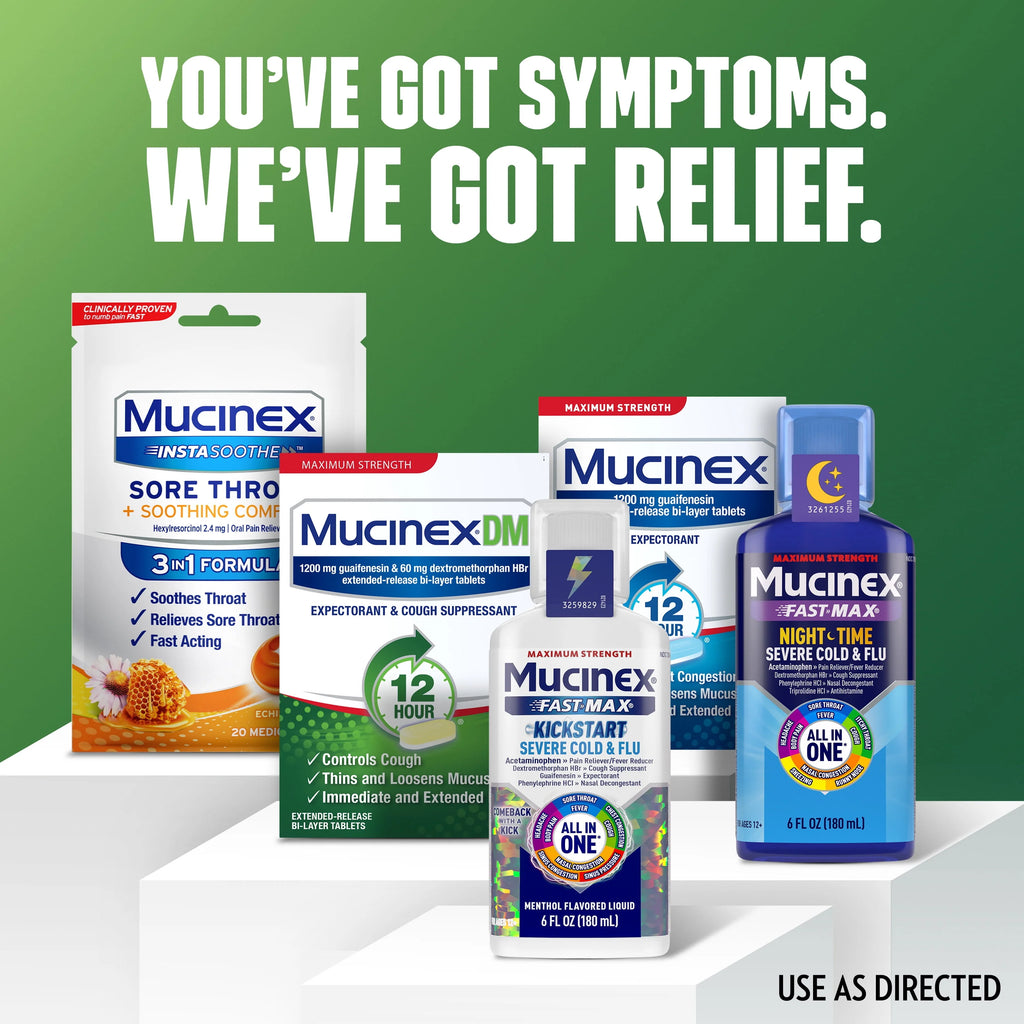 Mucinex 12 Hour Relief DM Cough Medicine, 20 Tablets I959