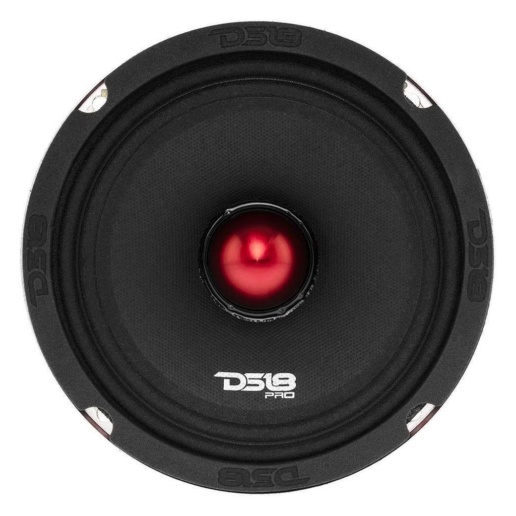 DS18 DS18-PRO-X6BM Pro X 6.5" 500W 8 Ohm Mid Range Car Loudspeaker Z584984