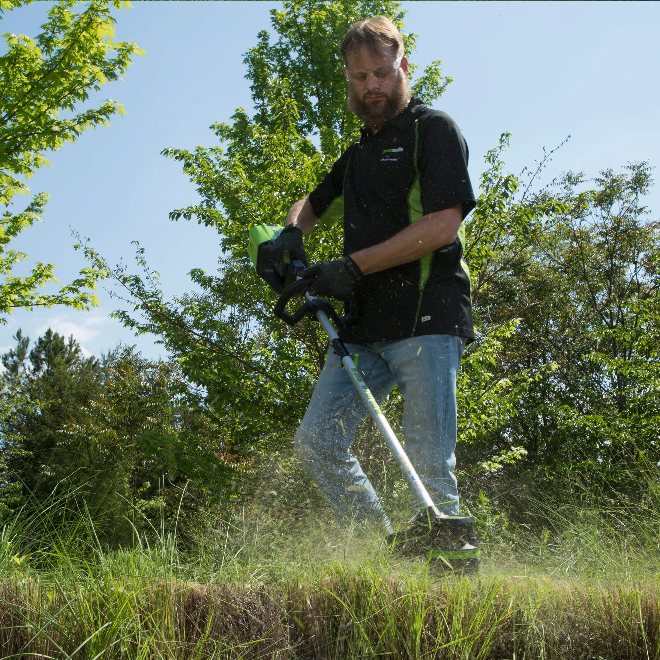 Greenworks 80V 16" Cordless String Trimmer with Battery & Charger U565630