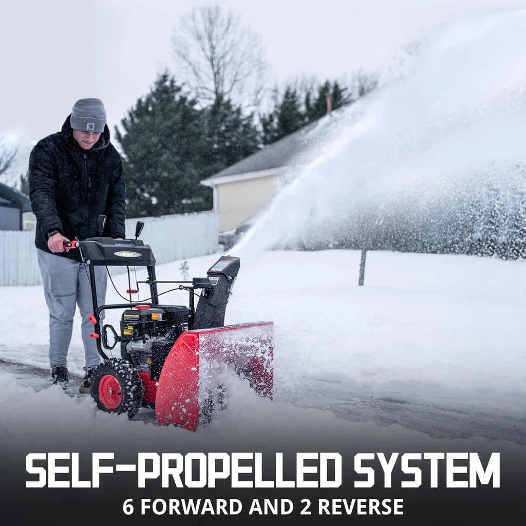 PowerSmart 24 in. Two-Stage Gas Snow Blower with Electric Start G955