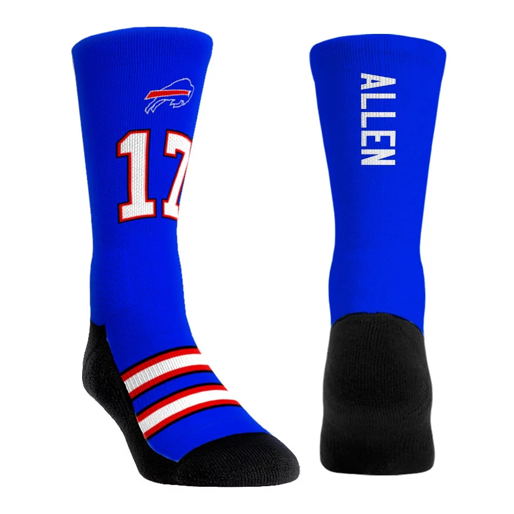 Rock Em Socks Josh Allen Buffalo Bills 3-Pack Crew Socks G57557